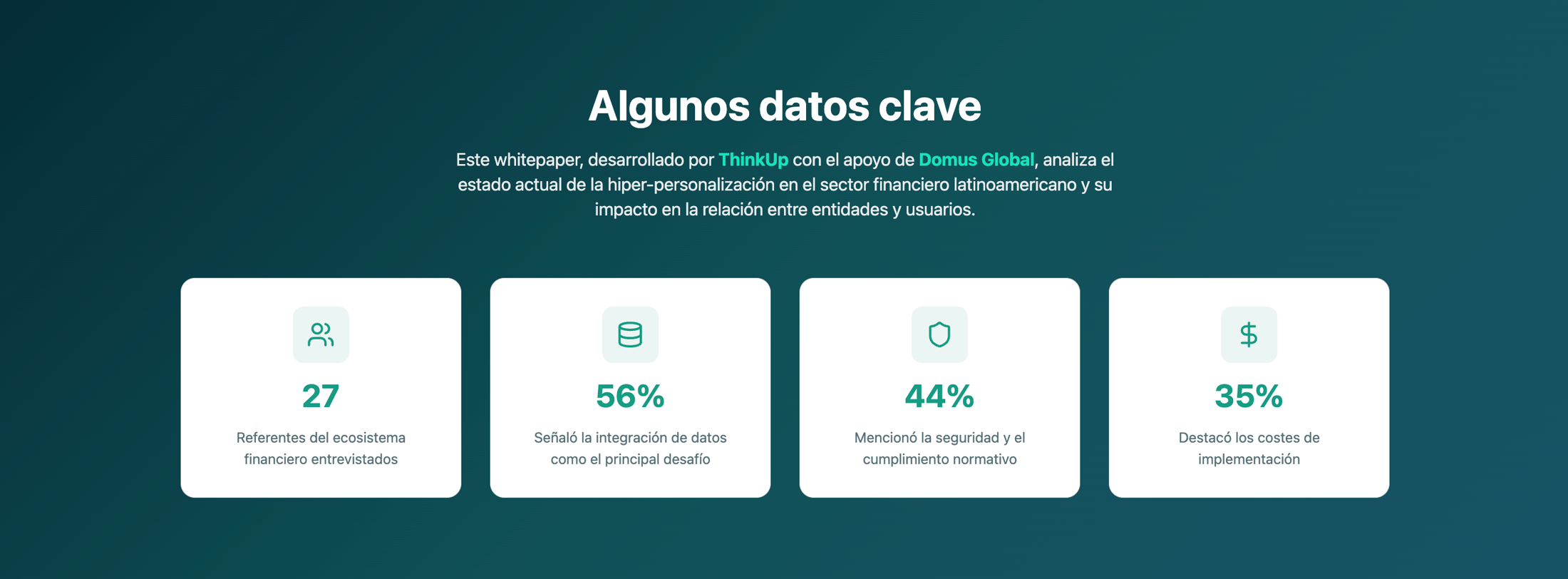 Algunos datos clave